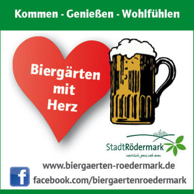 Biergrten mit Herz_ reprohaus Rdermark
