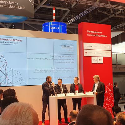 Podiumsdiskussion auf der Expo REAL