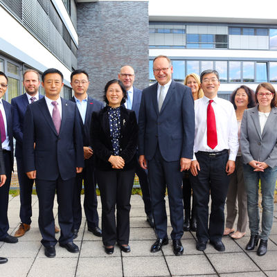 Landrat Oliver Quilling empf�ngt Delegation aus chinesischer Partnerstadt Liaocheng