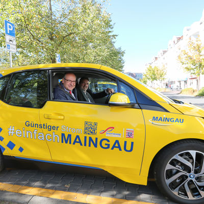 Start des E-Carsharings der Maingau Energie in Dietzenbach