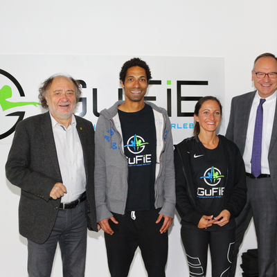 Landrat Oliver Quilling und B�rgermeister Roland Kern besuchen das GuFiE